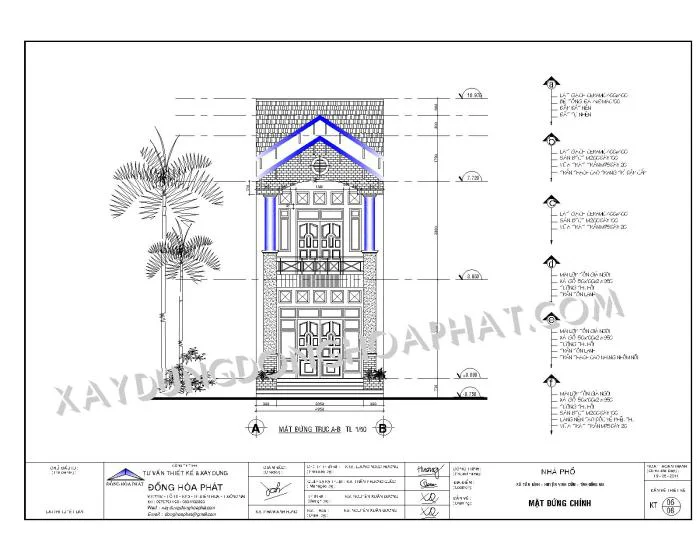 Nhà phố 2 tầng