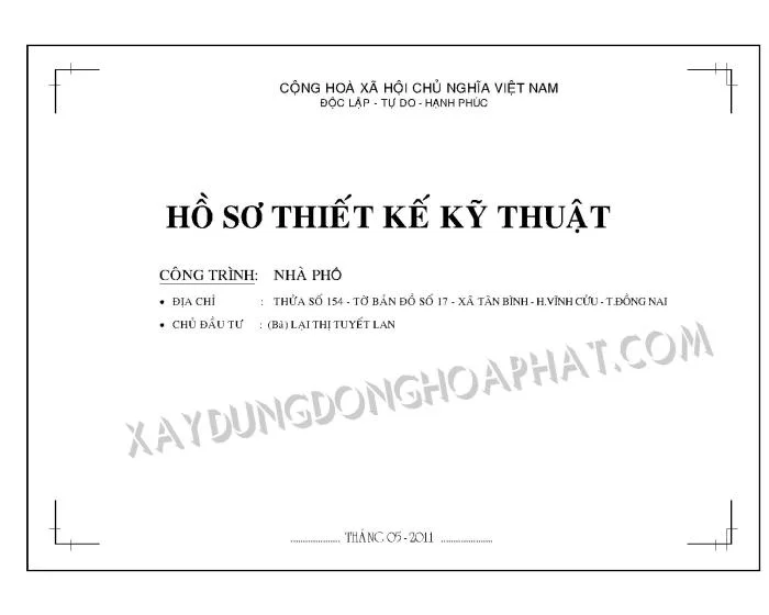 Nhà phố 2 tầng