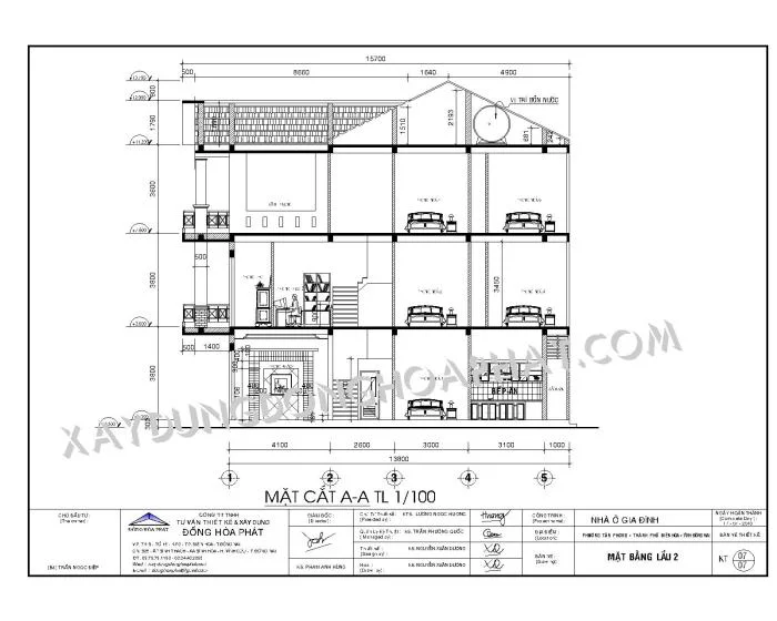 Nhà phố 3 tầng