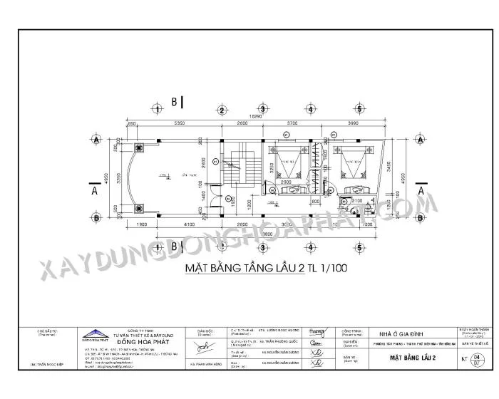 Nhà phố 3 tầng