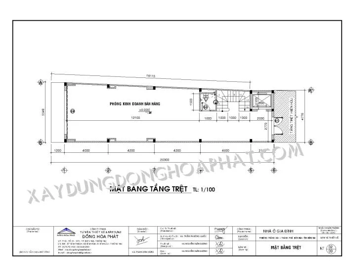 Nhà phố 4 tầng