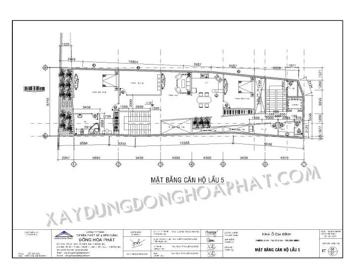 Trung tâm ngoại ngữ 6 tầng - Dĩ An - Bình Dương