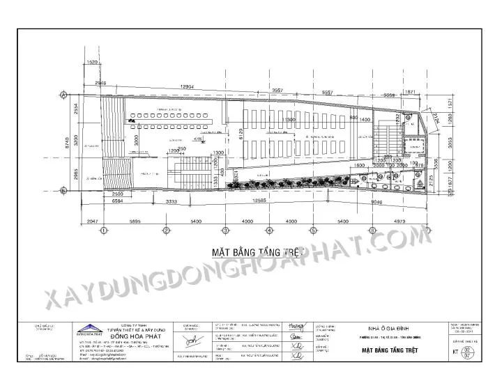 Trung tâm ngoại ngữ 6 tầng - Dĩ An - Bình Dương